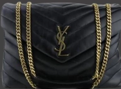 Bolsa Yves Saint Laurent Loulou ferragem dourada — foto 5