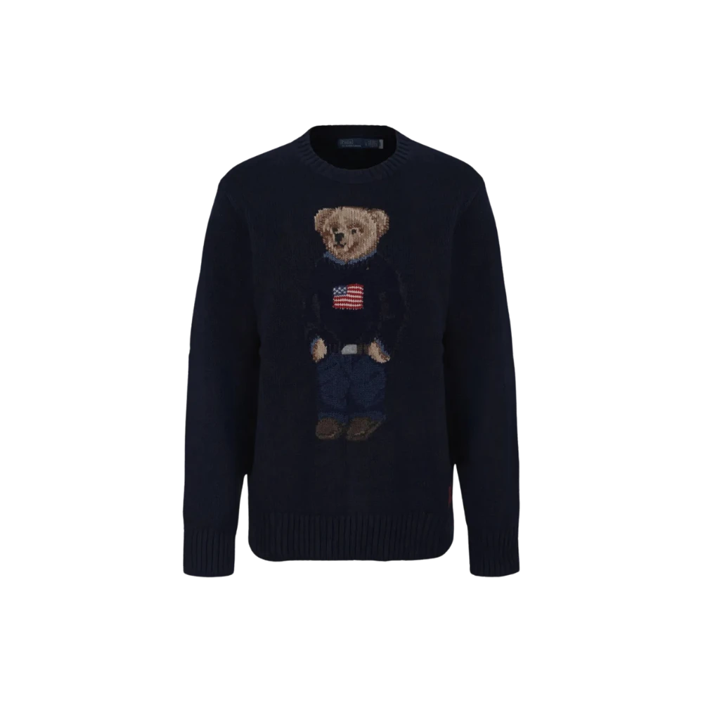 Suéter Bear Ralph Lauren USA Navy Blue Feminino