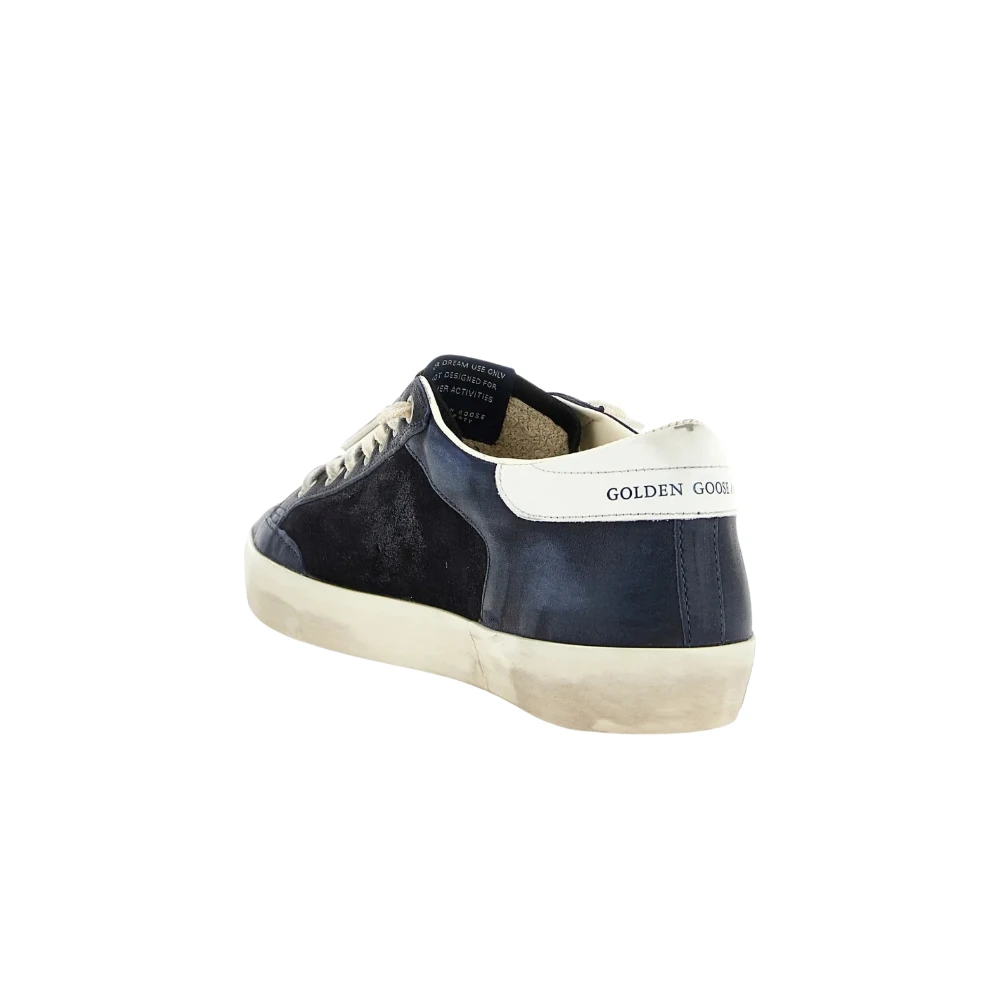 Golden Goose Super-Star em couro recortes em camurça — foto 4