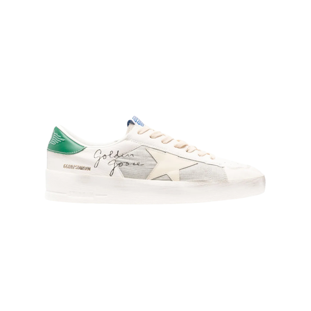 Tênis Golden Goose Stardan Talão Verde