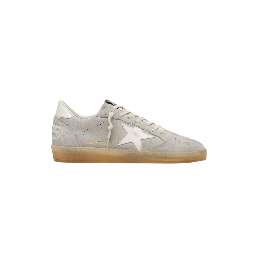 Tênis Golden Goose Ball-Star Cinza Claro