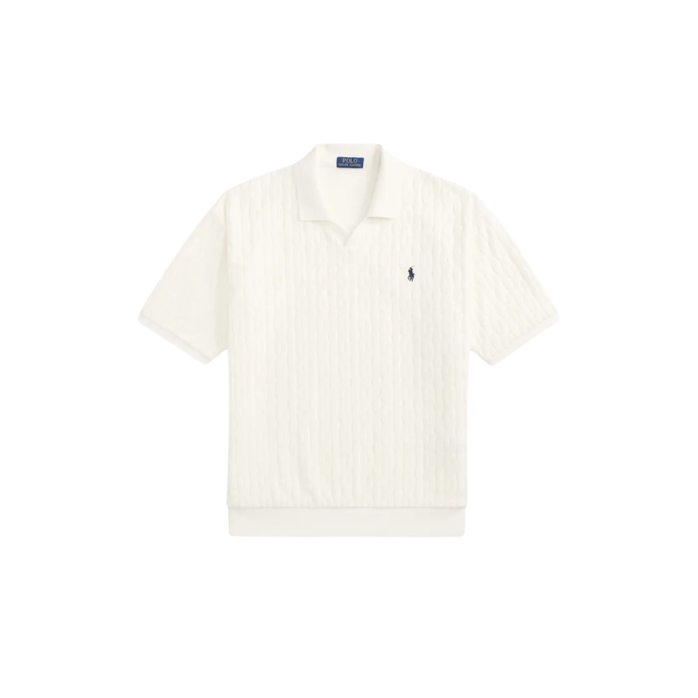Camiseta Polo Tricô Ralph Lauren Branca