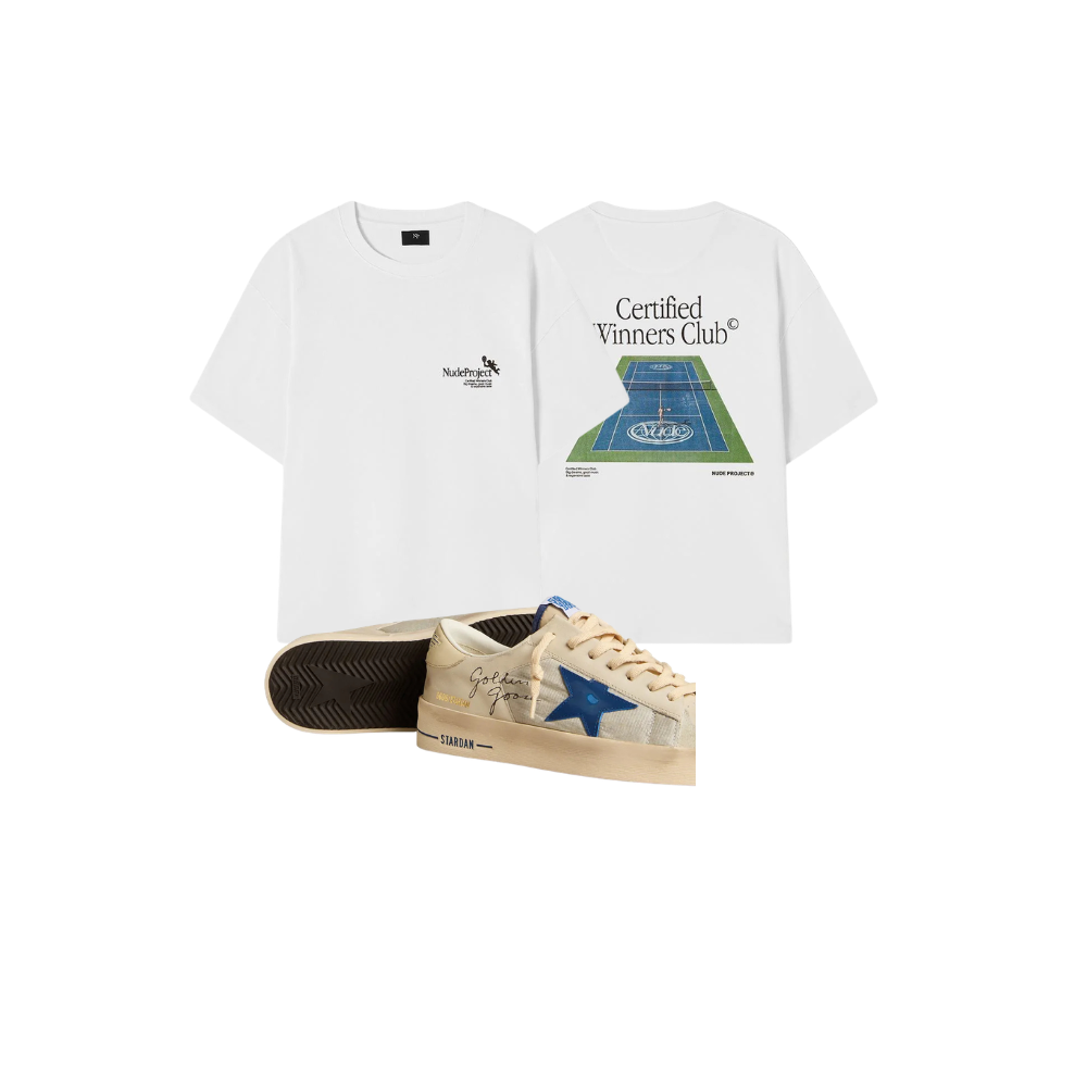 KIT Camiseta Tennis Rude Project + Golden Goose Stardan