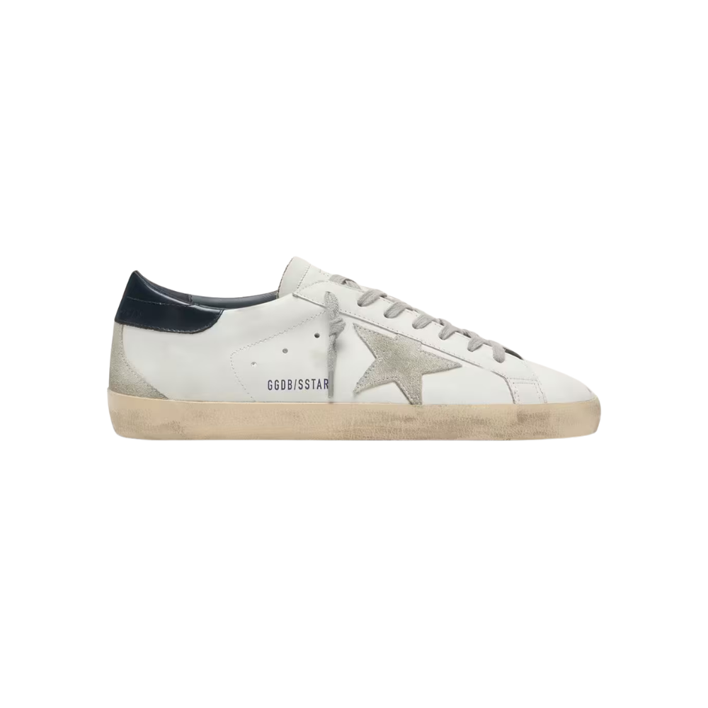 Golden Goose Super-Star com estrela de suede cinza