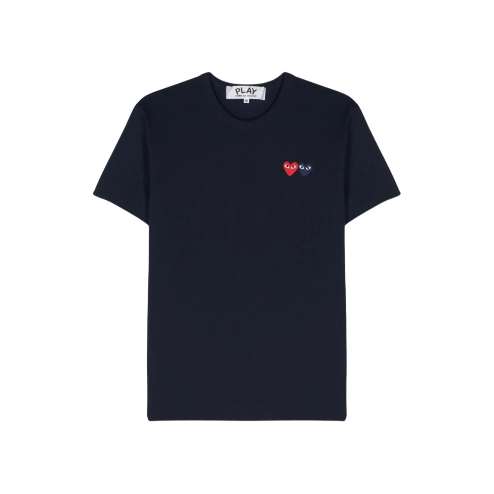 Camiseta CDG Play Heart Black and Red
