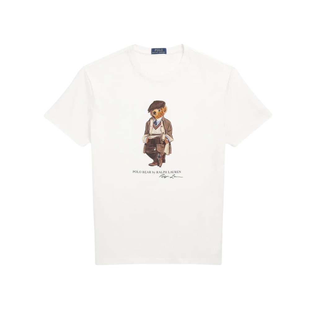 Camiseta Bear Ralph Lauren Boina Branca