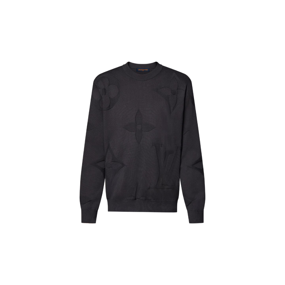 Moletom Careca Louis Vuitton Black Emblem